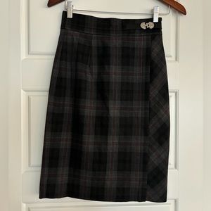 Plaid Antonio Melani pencil skirt